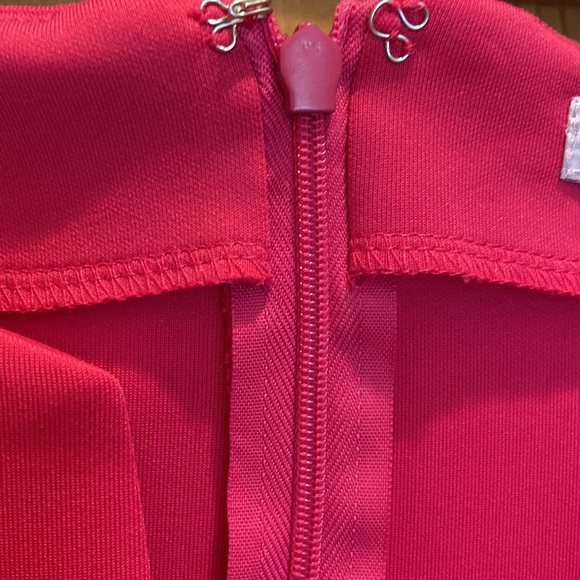 New York and Co. Hot Pink Dress with belt Large - Picture 3 of 6